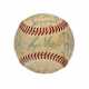 1957 CLEVELAND INDIANS TEAM AUTOGRAPHED BASEBALL WITH ROGER MARIS (ROOKIE SEASON)(PSA/DNA) - Foto 1