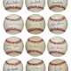 COLLECTION OF (12) HALL OF FAME PITCHERS SINGLE SIGNED BASEBALLS - фото 1