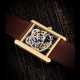 CARTIER. AN 18K PINK GOLD SKELETONISED WRISTWATCH - photo 1