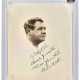 BABE RUTH AUTOGRAPHED PHOTOGRAPH TO CHARLES AND JUANITA (ELLIAS)(BABE RUTH PERSONAL COLLECTION)(PSA/DNA MT 9) - Foto 1