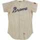 HISTORICALLY SIGNIFICANT 1968 HANK AARON ATLANTA BRAVES PROFESSIONAL MODEL HOME JERSEY WORN TO HIT HIS 500TH CAREER HOME RUN (MEIGRAY PHOTOMATCH)(SGC/GROB)(MEARS AUTHENTICATION) - photo 1