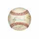 SIGNIFICANT OCTOBER 1, 1961 ROGER MARIS SINGLE SIGNED GAME USED BASEBALL FROM RECORD SETTING 61ST HOME RUN GAME (UMPIRE AL SALERNO PROVENANCE)(PSA/DNA) - photo 1