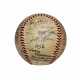 1956 NEW YORK YANKEES TEAM AUTOGRAPHED BASEBALL USED IN DON LARSEN`S WORLD SERIES PERFECT GAME (DON LARSEN PROVENANCE)(WORLD CHAMPIONS)(PSA/DNA) - фото 1