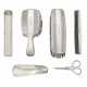 "BABE" RUTH`S DRESSING SET: AN AMERICAN SILVER-
MOUNTED SIX-PIECE DRESSING SET - photo 1