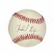 PRESIDENT RICHARD NIXON SINGLE SIGNED BASEBALL (PSA/DNA 8 NM-MT) - фото 1