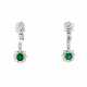 Emerald-Diamond-Ear Jewelry - Foto 1