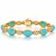 Turquoise-Diamond-Bracelet - photo 1