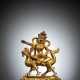 Seltene feuervergoldete Bronze des Sita Jambhala - фото 1