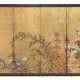 Sechsteiliger Stellschirm ( Byôbu) mit Darstellung einer blühenden Sommerlandschaft eines Malers der Rimpa-Schule - фото 1