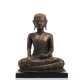 Bronze des Buddha Shakyamuni im Meditationssitz - Foto 1