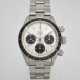 ROLEX. A RARE AND ATTRACTIVE STAINLESS STEEL CHRONOGRAPH WRISTWATCH WITH BRACELET - Foto 1