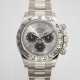 ROLEX. AN ATTRACTIVE 18K WHITE GOLD AUTOMATIC CHRONOGRAPH WRISTWATCH WITH BRACELET - фото 1