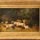 Alexandre DEFAUX (1826-1900). Poules et cochons à l'étable - фото 1