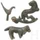 Drei antike Tierskulpturen aus Bronze, griechisch und römisch, 7. Jhdt. v. - 3. Jhdt. n. Chr. - Foto 1