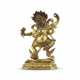 A GILT-BRONZE FIGURE OF A DANCING DAKINI - photo 1