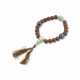 A STRING OF WALNUT AND JADEITE ROSARY BEADS, SHOUCHUAN - Foto 1