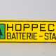 HOPPECKE Batterie-Station Emaille Schild, Mitte 20. Jh. - photo 1