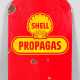 SHELL Propagas Vertrieb Emaille Schild, 1950er - photo 1