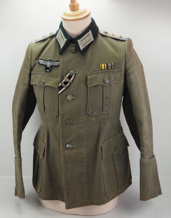 Wehrmacht : Südfront Jacke eines Hauptmanns der Infanterie.