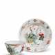 A FAMILLE VERTE CUP AND SAUCER - photo 1