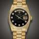 ROLEX, YELLOW GOLD AND DIAMOND-SET 'DAY-DATE', WITH ONYX DIAL, REF. 18238 - Foto 1