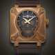 BELL & ROSS, LIMITED EDITION BRONZE AND TITANIUM 'SKULL BRONZE', NO. 81/500, REF. BR01 - photo 1