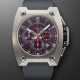 WYLER, LIMITED EDITION STAINLESS STEEL AND TITANIUM CHRONOGRAPH 'INCAFLEX' WITH PURPLE DIAL, NO. 1350/3999 - фото 1