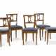 Gigiotti Zanini. Five 20th-century style chairs with soli… - фото 1
