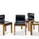 Afra Scarpa (1937-2011) e Tobia Scarpa (1935). Four chairs. Produced by Cassina, Italy,… - Foto 1