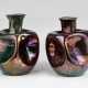 Riccardo Gatti. Pair of vases with flattened and narrow… - Foto 1