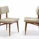 Pair of chairs in wood, seating and seat… - Foto 1