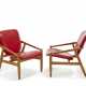 Pizzetti. Pair of armchairs with wooden structure,… - Foto 1