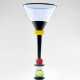 Heinz Oestergaard. Blown glass goblet with a base and opale… - photo 1
