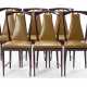 Six chairsItaly, 1950s/1960sSolid ma… - Foto 1