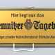 *Chemnitzer Tageblatt* Werbeschild - photo 1