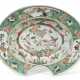 A CHINESE EXPORT PORCELAIN FAMILLE VERTE BARBER`S BASIN - фото 1
