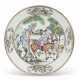 A CHINESE EXPORT PORCELAIN `DON QUIXOTE` PLATE - Foto 1