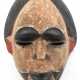Afrikanische Maske, Holz geschnitzt, farbig gefaßt, 13x31,5x21 cm - photo 1