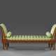 A NORTH ITALIAN WALNUT, FRUITWOOD AND PARCEL-GILT DAYBED - фото 1