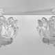 A PAIR OF LALIQUE GLASS 'CHENE' CEILING LIGHTS - фото 1