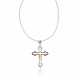 THEO FENNELL MULTI-GEM CROSS PENDANT-NECKLACE - photo 1