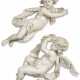 A PAIR OF GERMAN CREAM-PAINTED WOOD PUTTI - photo 1