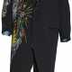 A PAINTED BLACK CREPE TAILCOAT, TROUSERS, AND SILK SHIRT - photo 1