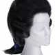 A SILVER STREAKED BLACK WIG - photo 1