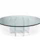 AN ACRYLIC AND GLASS CIRCULAR DINING-TABLE - фото 1