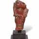 AN EGYPTIAN RED JASPER FRAGMENTARY TAWERET - photo 1