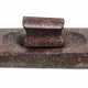 A PORPHYRY GRINDING STONE AND BURNISHER - фото 1