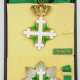 Italien: Ritterorden des heiligen Mauritius und heiligen Lazarus, 3. Modell (1868-1943), Großkreuz Satz, im Etui. - photo 1