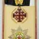 Vatikan: Ritterorden vom heiligen Grab zu Jerusalem, 4. Modell (seit 1904), Großoffiziers Dekoration, mit Waffentrophäe, im Etui. - Foto 1