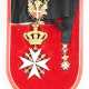 Vatikan: Malteser Ritterorden, Halskreuz der Komture, Professritter, Justizritter und Ehrenritter, im Etui. - photo 1